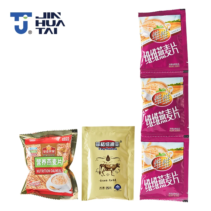 Multi-Function Automatic Packaging Machine for Food 3 Side Seal Probiotic Protein Pouch Sachet Paper Granule Solid Drink Sugar