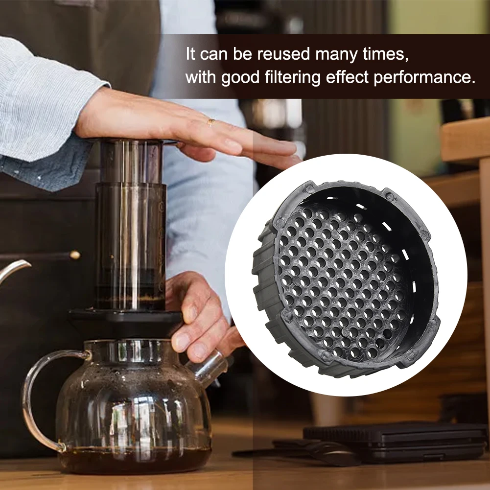 2pcs AeroPress-Designed Filter Lid Compatible with For Coffee and Espresso Makers That Accept Paper Microfilters
