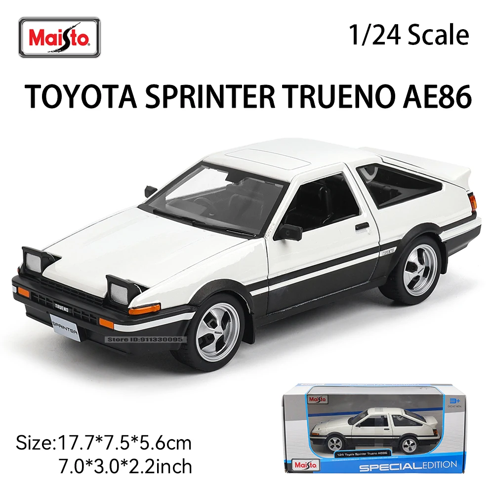 

Maisto 1:24 Toyota Sprinter Trueno AE86 имитация сплава модель автомобиля ремесла коллекция украшений игрушечный инструмент подарок на день рождения