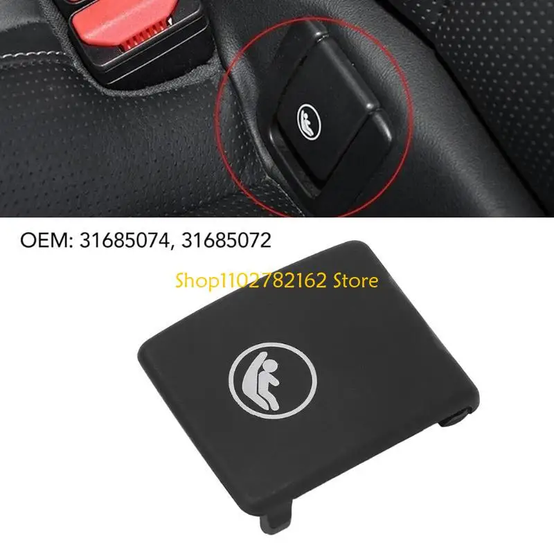 

547B Upgraded Backseat Buckle Cover Plastic Rear Buckle Cover Replaces 31685072 Rear Child Safety Buckle Cover Simple Fixing
