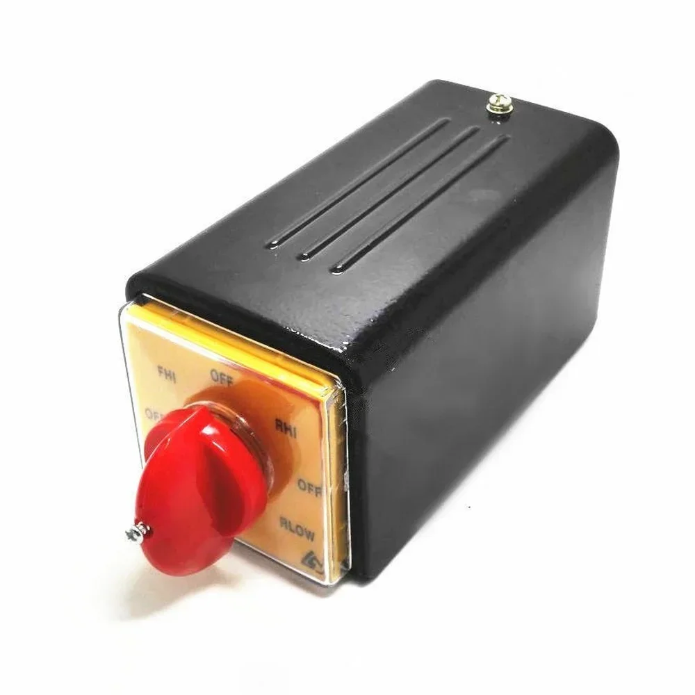 1set NEW Control Motor Rotary Cam Switch + Metal Encloser Case Milling Machine Part