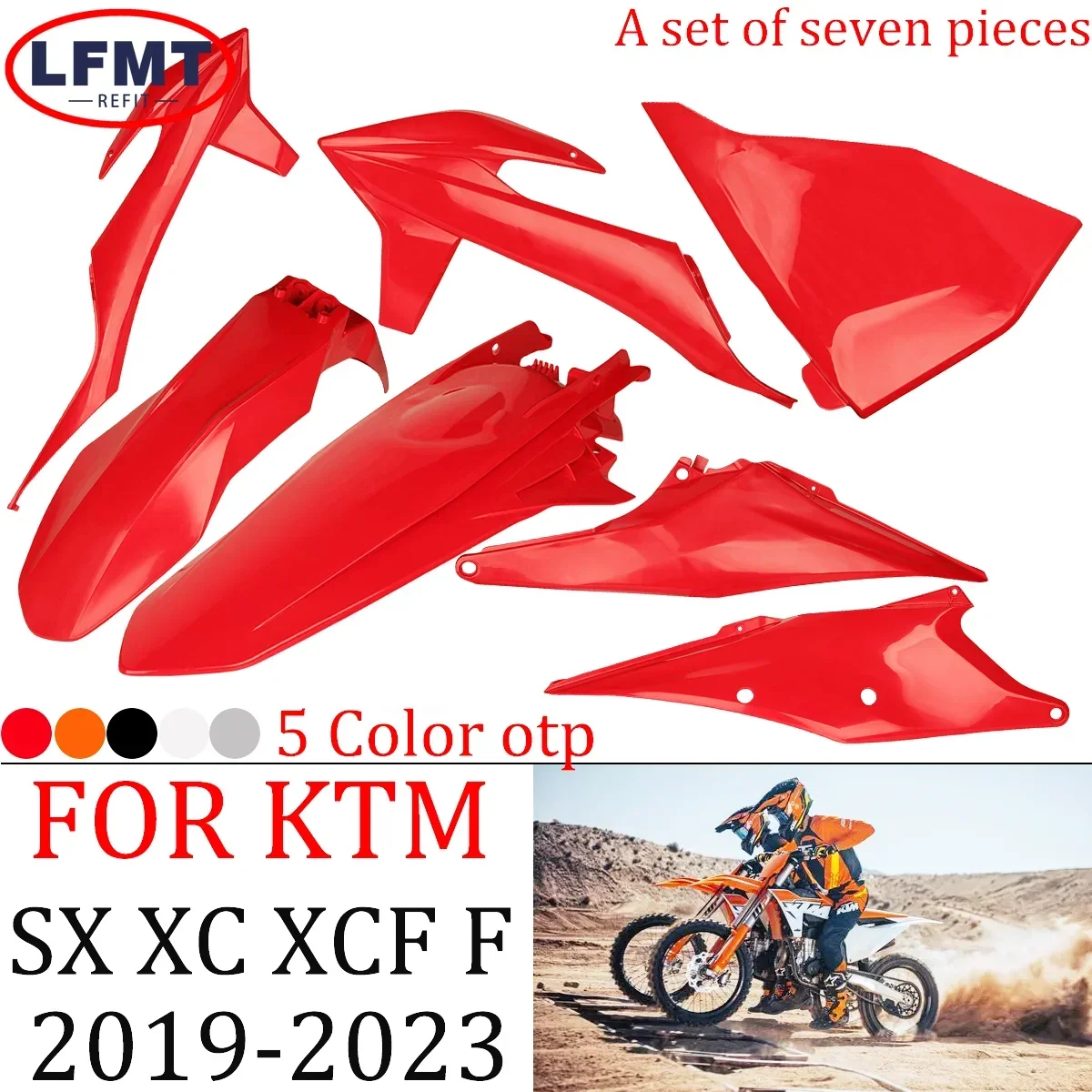 

Пластиковая обтекатель для мотоцикла, обтекатель для корпуса для KTM EXC EXC-F XC XC-F XCW XCF-W SX SX-F 350/500 150/250/300 TPI