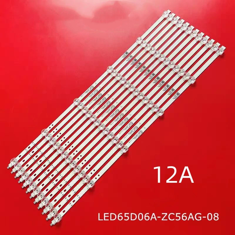 Zestaw listwy oświetleniowej LED 6LED dla JVC LT-65CA890 MI L65M5-EA LED65D06A ZC56AG 08 30365006013   LED65D06B RCA RTU6549 RTRQ6522-US