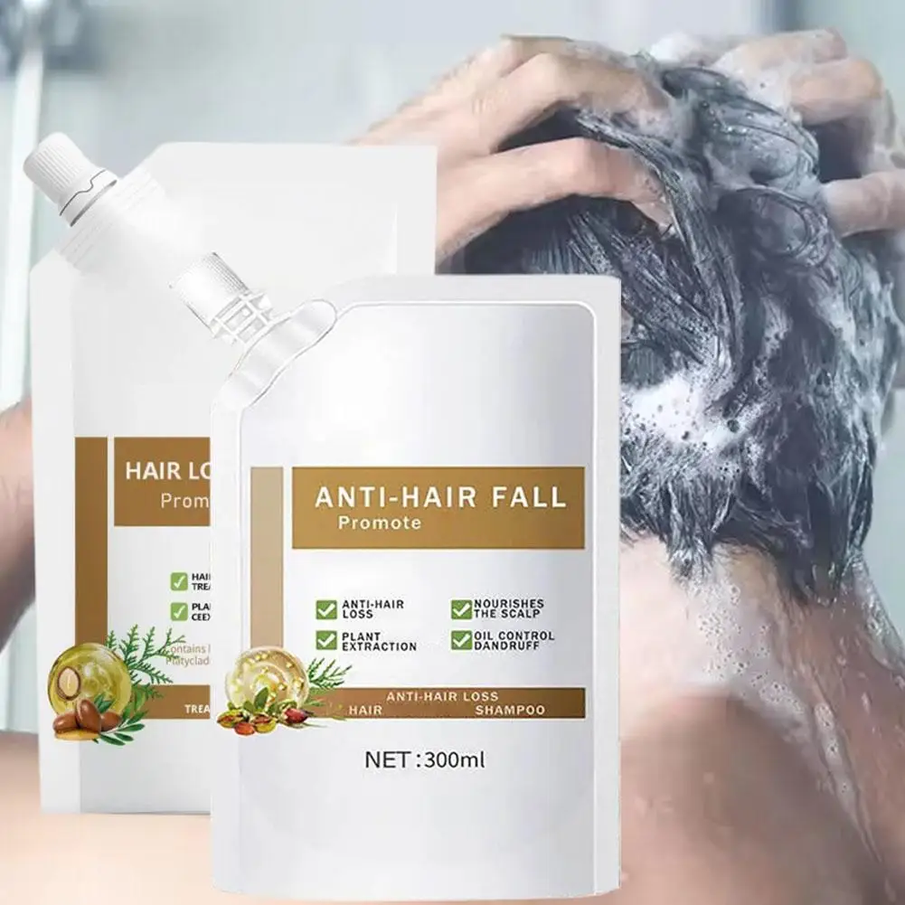﻿   300 مللي للتحكم في الزيت رقيق منعش للشعر شامبو للتنظيف العميق شامبو إعادة نمو الشعر كثيف مضاد للعلاج شامبو الشعر L S9H2