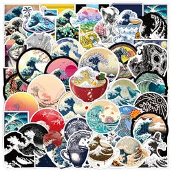 10/25/50pcs Aesthetic Beach Sea Wave Stickers for DIY Scrapbooking Phone Laptop Guitar Suitcase Car Skateboard Helmet Bottle