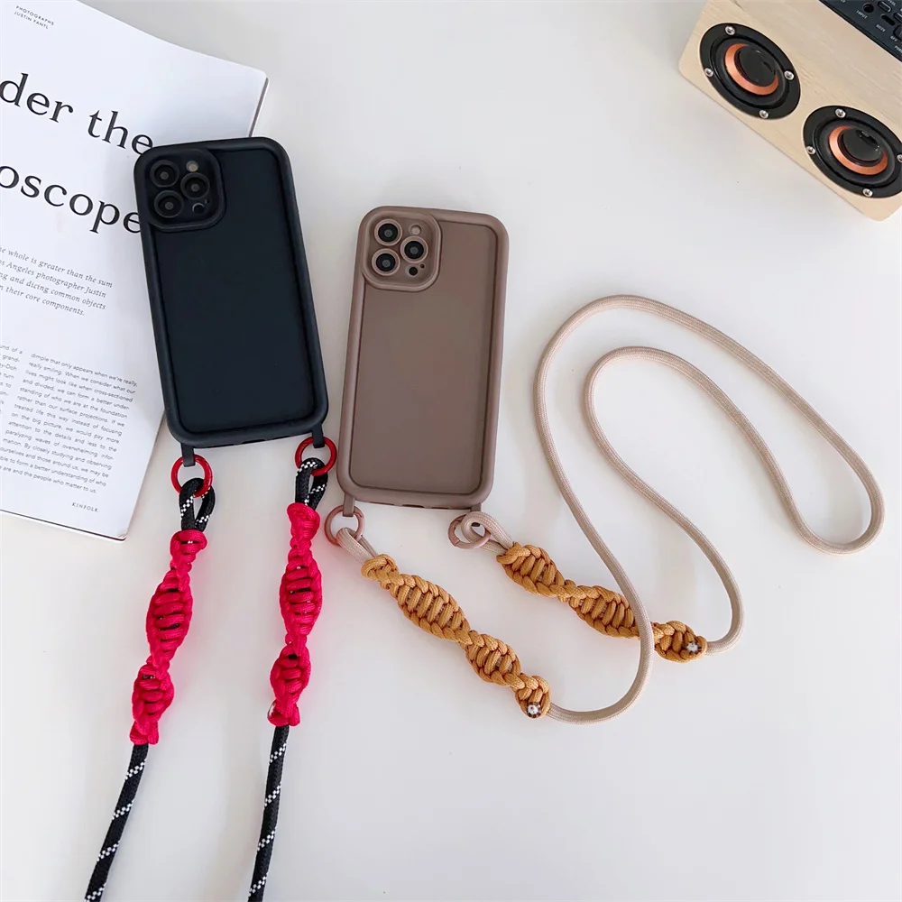 

Чехол кросс-боди для IPhone 16 Pro Max, чехол для телефона с ремешком для IPhone 16, 15 Plus, 14, 13, 12, 11 Pro Max, XS, X, XR, Мягкий защитный чехол