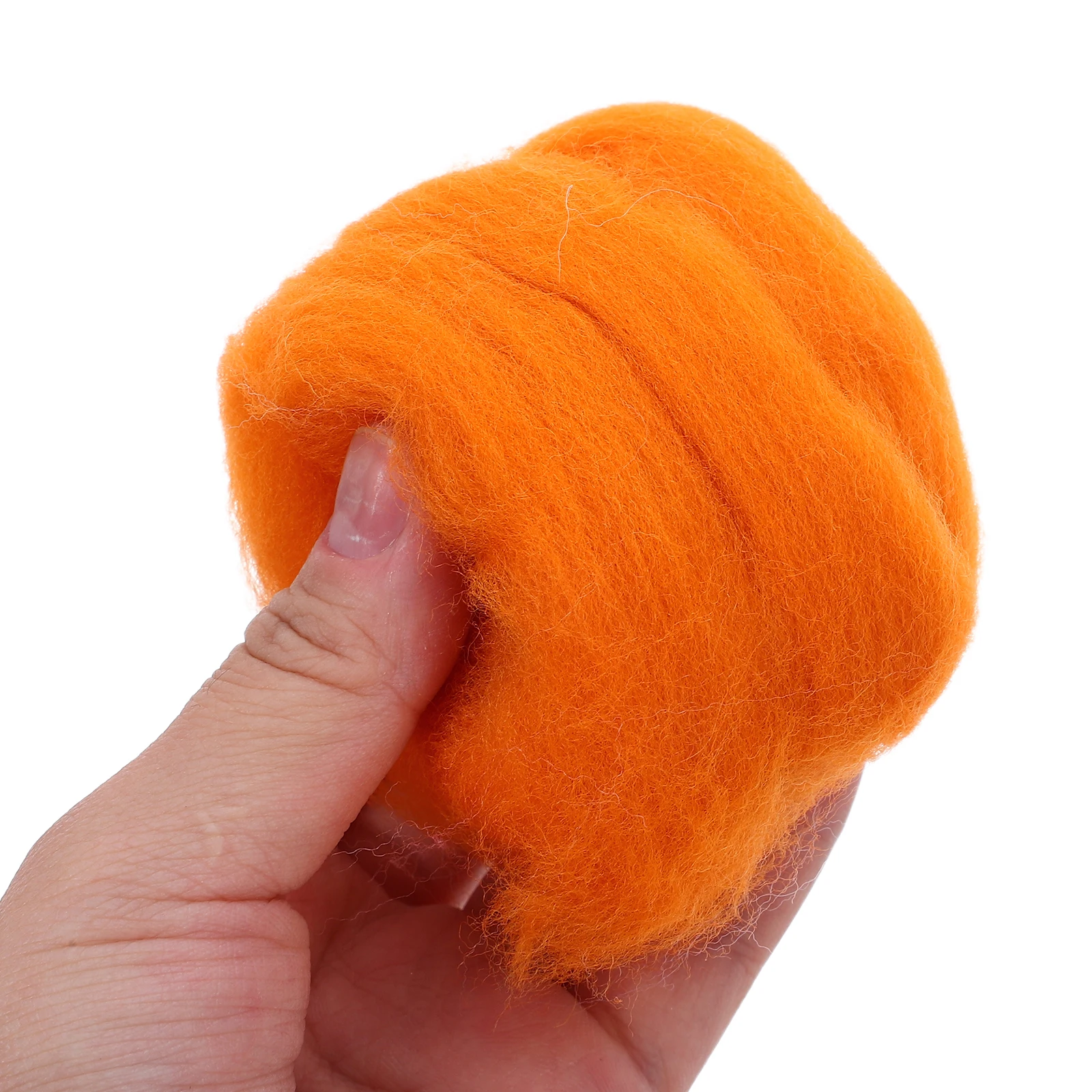 

24Pcs Wool Felting Kit - Colored Roving Yarn for Needle Felting Beginners - Craft Material for Soft DIY Felt Projects and Woolen