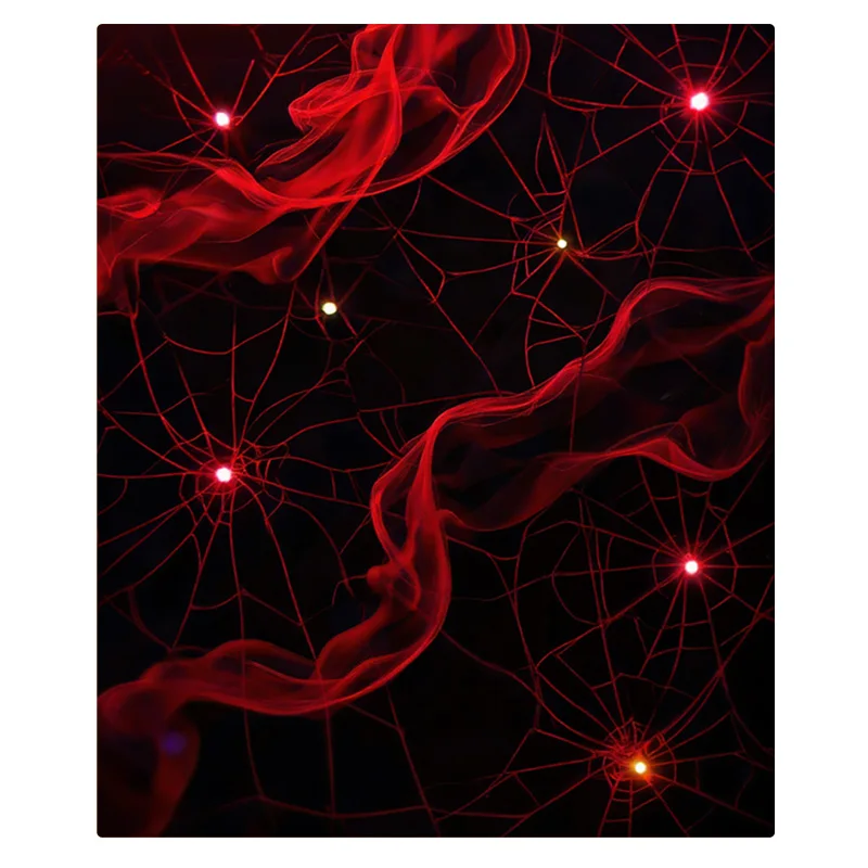 بطانية من الفلانيل - بطانية أطفال ناعمة وخفيفة الوزن لجميع المواسم مطبوعة على شبكة عنكبوت حمراء ناعمة ومريحة لفراش الأطفال