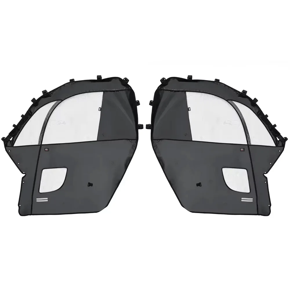 

PVC Zipper Soft Side Door Water-Resistant Cab Enclosure Upper Doors for CFMOTO ZForce 800 EX 800EX, 800 Trail, 500, 1000