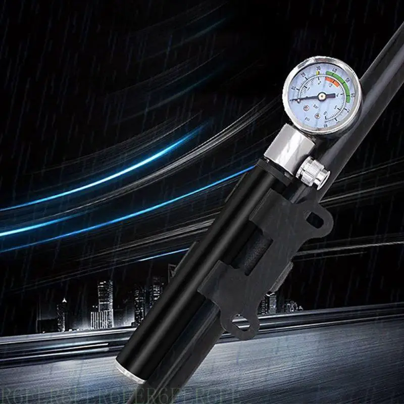 

R6FE Floor насоса для велосипедных насосов Presta Schrader Клапаны высокое давление 88