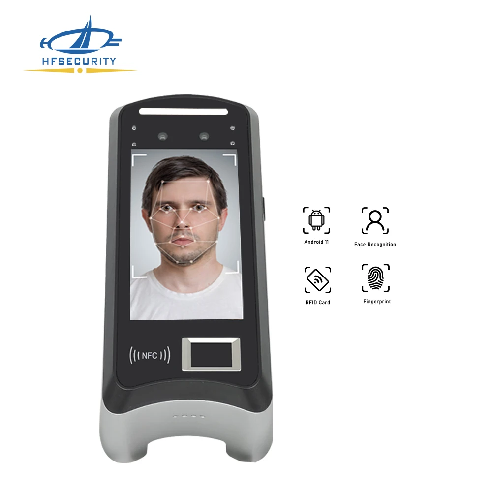 HFSecurity X05 Support WIFI BLE USB POE Facial Card Fingerprint Recognition Attendance Access Control Devices