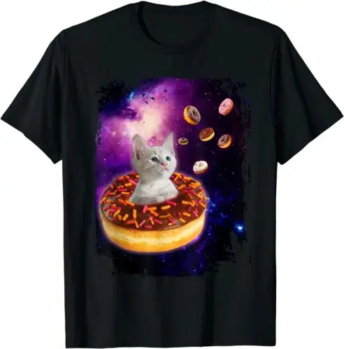  Funny Cute Cat Donut Premium Gift Idea Tee T-Shirt