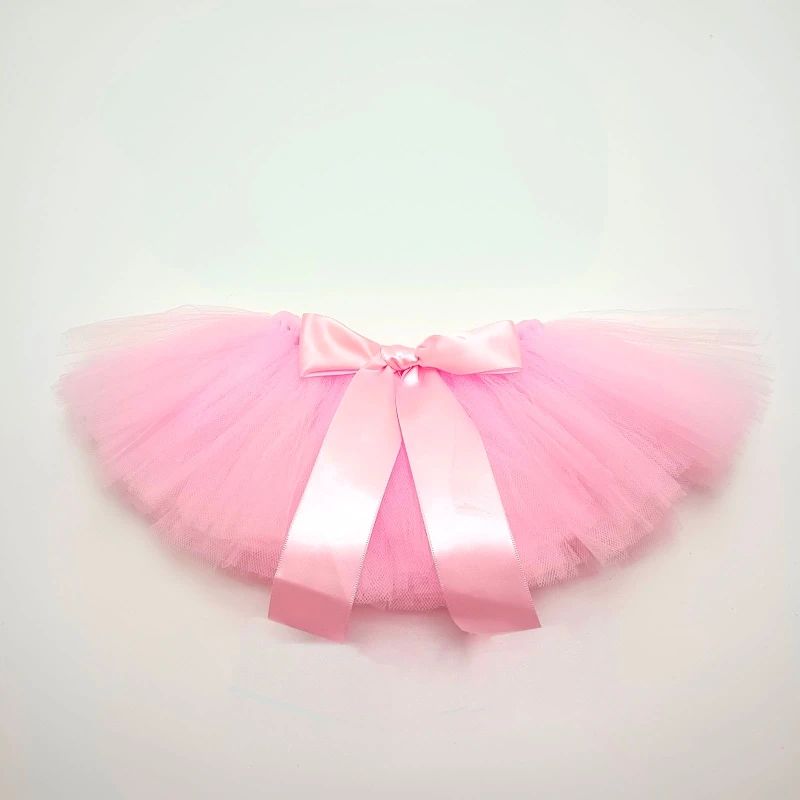 2Pcs Newborn Photography Props Outfit Baby Tulle Skirts Headband Pettiskirt D5QA