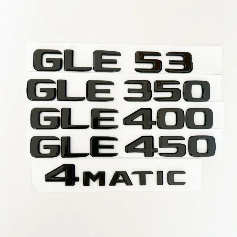 

Наклейка-эмблема с логотипом ABS для багажника автомобиля, стилизованная под Mercedes Benz GLE GLE53 GLE350 GLE400 GLE450 W166 W167 4 Matic