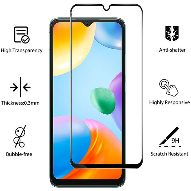 1~3 Pcs Glass, Redmi-10C Glass for Redmi 10C 10A 12C 13C Screen Protector Xiaomi Redmi10C Tempered Glass Film Redmi 10 C Glass