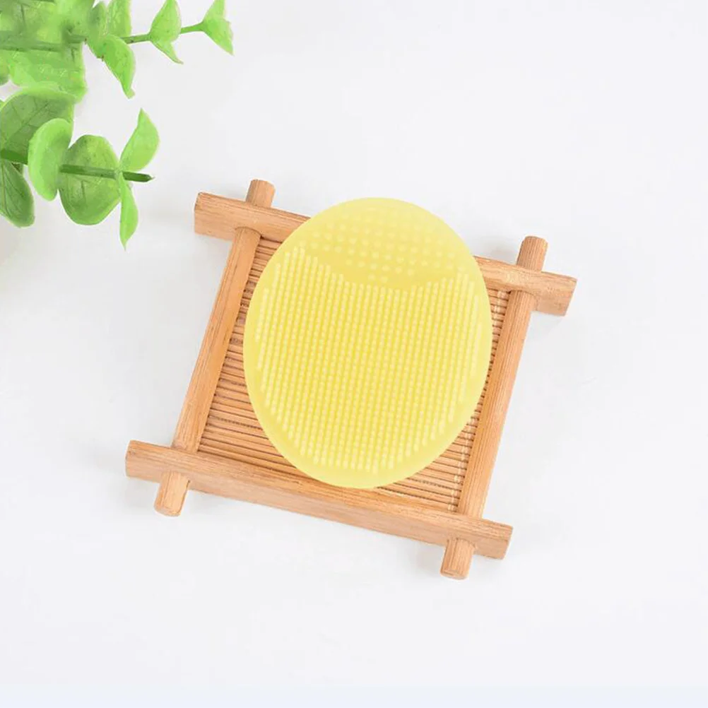 

1 комплект, набор детских щеток для волос, силиконовый скребок для ванны для новорожденных с деревянной расческой, нежная отшелушивающая колыбель для колыбели для кожи головы, инструмент для лечения