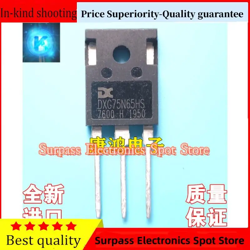 10PCS-100PCS   DXG75N65HS TO-247 IGBT 75A650V  Price Superiority-Quality guarantee