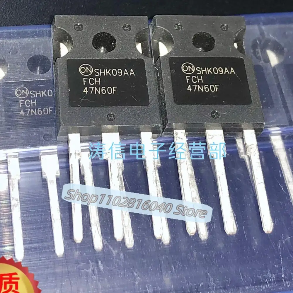 10PCS/Lot FCH47N60F  MOS TO-247 47A/600V Best Quality Imported Original Spot