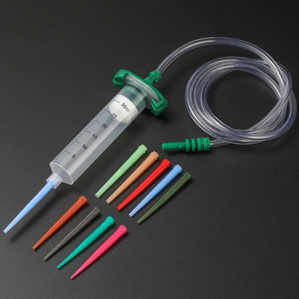 50pcs Plastic Tapered Needle Large TTLiquid Dispenser Needles Tip Plastic Glue Needle, for Oil or Glue Applicator, Length 60mm