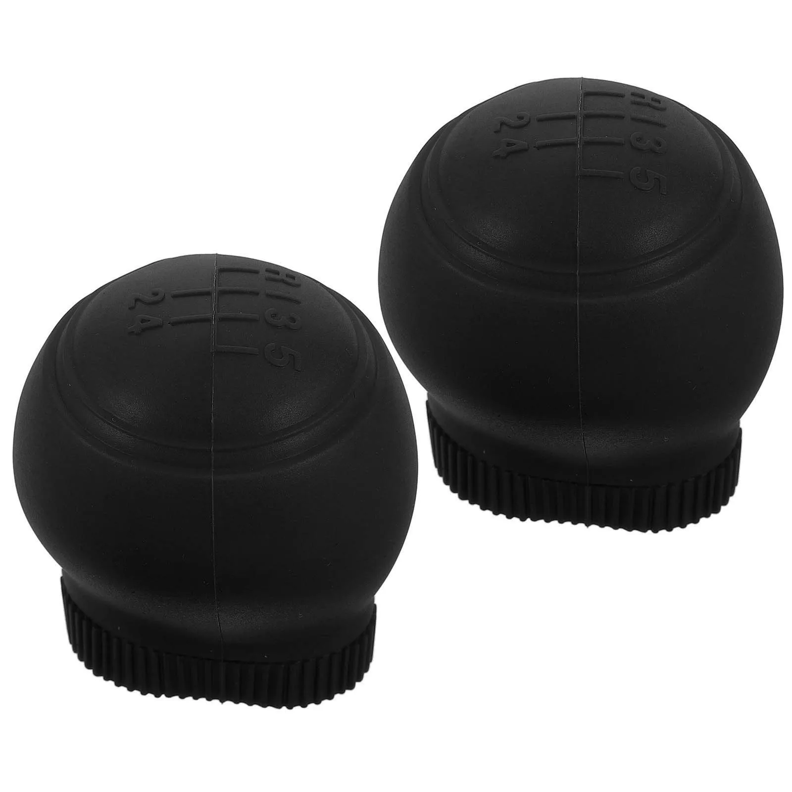 

2pcs Gear Shift Cover Silicone Round NonSlip Durable Protector Universal Car Interior AntiScratch Knob