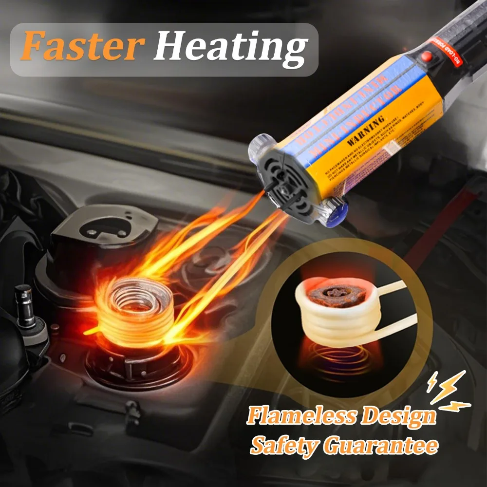 8 Coils 1000W Magnetic Induction Heater Kit Automotive 110V/220V Flameless Heat Induction Heating Machine Car Repair Tool