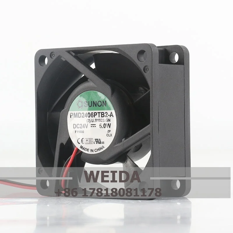 cooling fan Sunon 5V 12V 48V DC 24V 5W ball quiet magnetic frequency converter PMD2406PTB2-A 6025 60X60X25MM 6CM