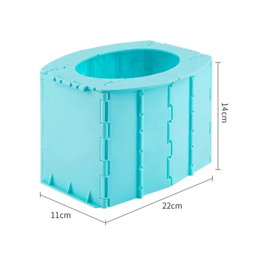 Portable Folding Toilet Commode Car Camping For Travel Bucket Camp Hiking Long Trip Outdoor Multifunction Children\'s Toilet