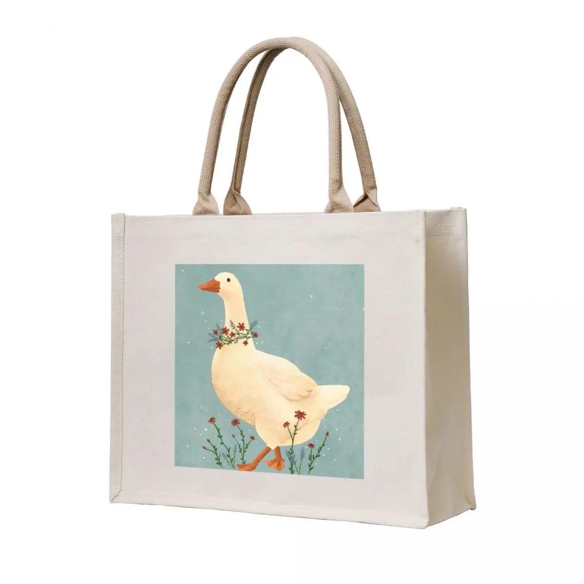 

A Goose on a Stroll Tote Bag Shopper bag tote bag university tote bags cloth bags Lady