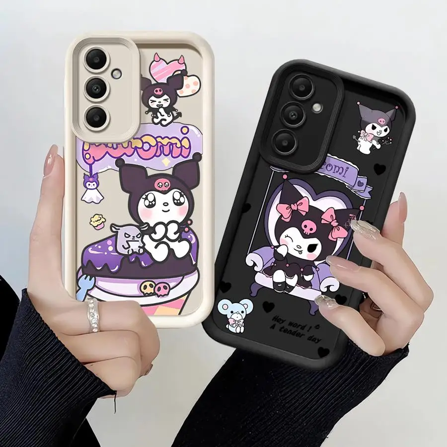 Custodia Kuromi Cartoon per Samsung Galaxy A34 A14 A16 A32 A23 A12 A36 A26 A22 A56 A33 A24 A13 Soft Shell