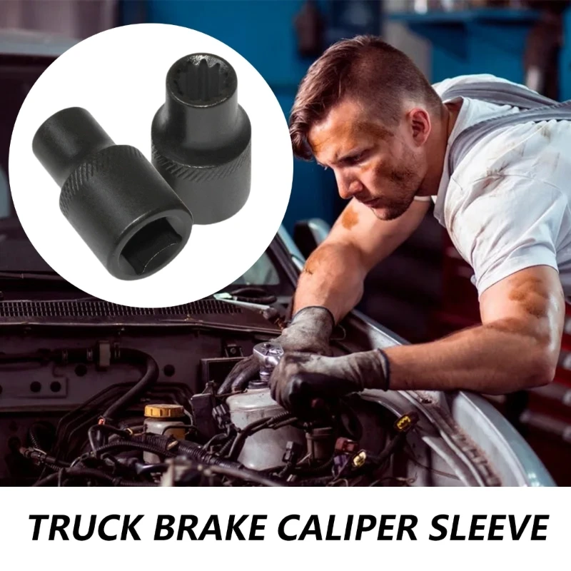 H3CE Precisions 3/8Inch Brake Caliper Socket Brake Caliper Disassembly Tool For Truck Maintenance Installation
