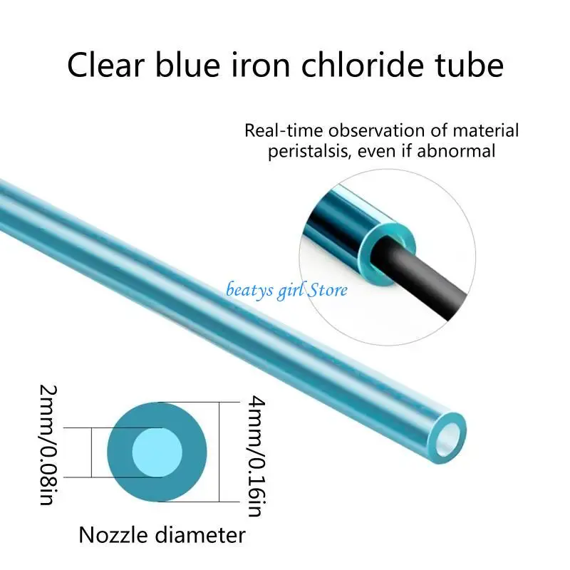 C7AB PTFE Bowden Tube for 1.75 Filament (2.0mm 4.0mm OD) 1.0 Meters Connector Tubing for 3D Printer