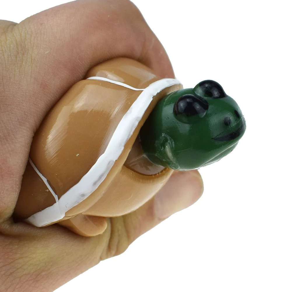 Funny Shrink Head Turtle Toy Squeeze Turtle Toys Keychain Adults Decompression Portable Stress Relief Antistress Creative Gifts