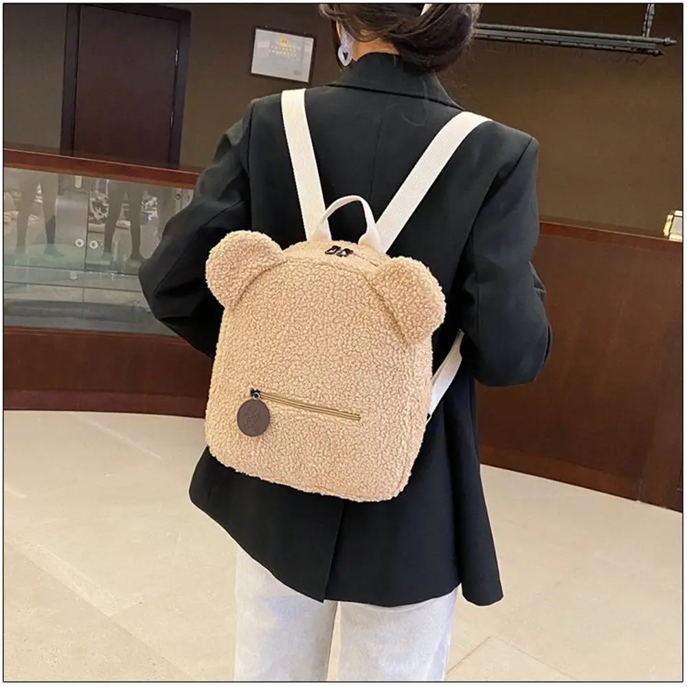 Nuovi zaini multifunzione con orso cartone animato Borsa a tracolla carina Mini zaino da donna alla moda Zaini per lo shopping da viaggio Borsa da ragazza