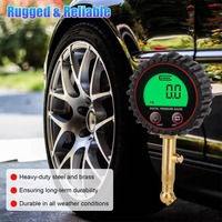 3-255PSI Digital Tire Pressure Gauge Heavy Duty Accurate Tyre Air Gauge Professional Meter Accessories For Car Truck Motorcycle