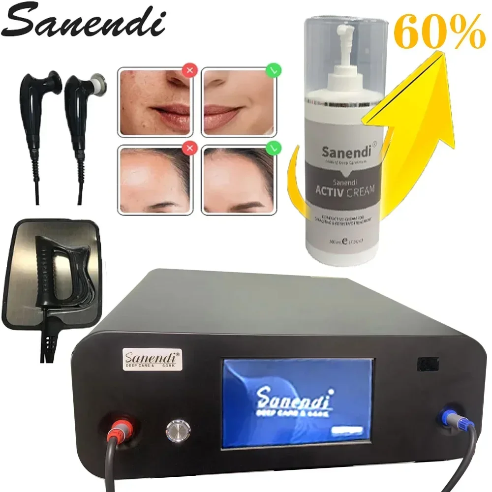 

INDIBA Treatment Machine 448K Anti-Cellulite tecar Diathermy Radiofrequency Skin Tightening CAP RES Indiba Activ Therapy