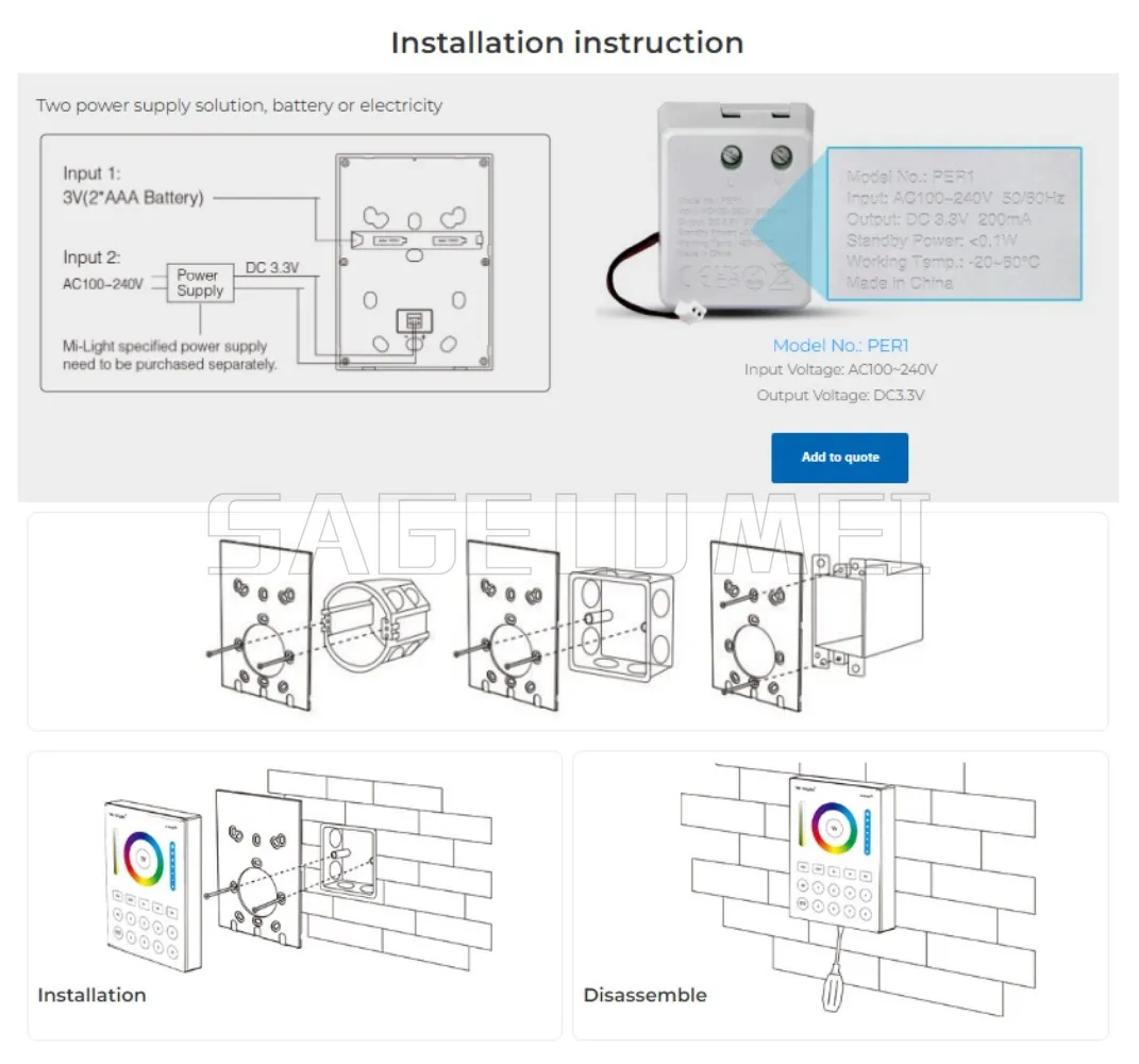 Miboxer جديد ترقية مقاوم للماء IP67 WL5-WP وغير مقاوم للماء WL5 5 في 1 LED تحكم WiFi + 2.4G الذكية LED قطاع التحكم DC12 ~ 48 فولت #6