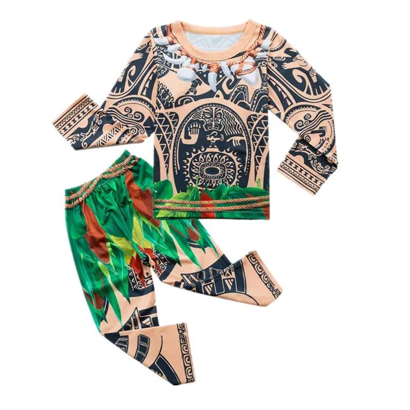 A Litter Of Bears Cosplay Long Sleeved Suit and Girls Disguise M-2 Halloween Clothing Baby Boys M-Maui Tatto 2025 New