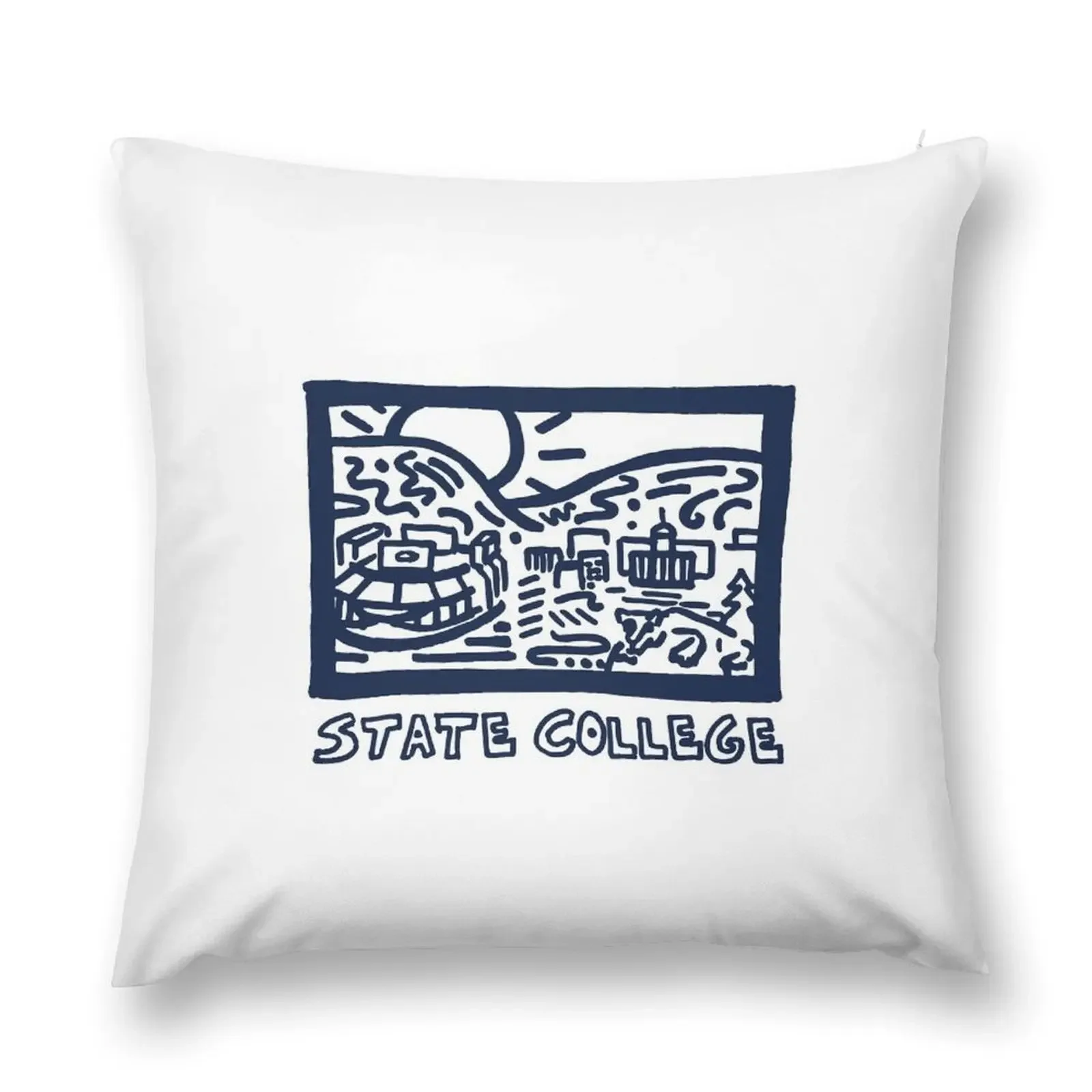 State College, PA Throw Pillow ornamental pillows Christmas Pillows pillow