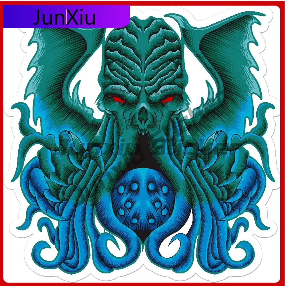 

Cthulhu Kraken Vinyl Eye Catching Limited Scratch Resistant Creative Motorcycle Decal Accessory Waterproof Car Laptop Window