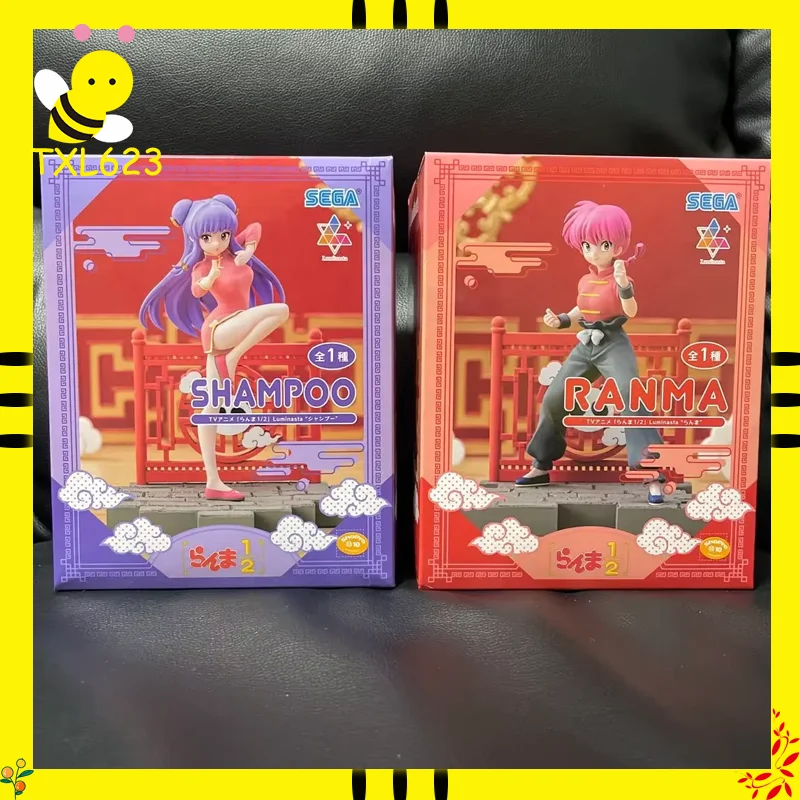 

SEGA Ranma 1/2 Luminasta Shampoo Tendou Akane Saotome 19cm Kawaii Doll Action Figure PVC Collectible Toy Model