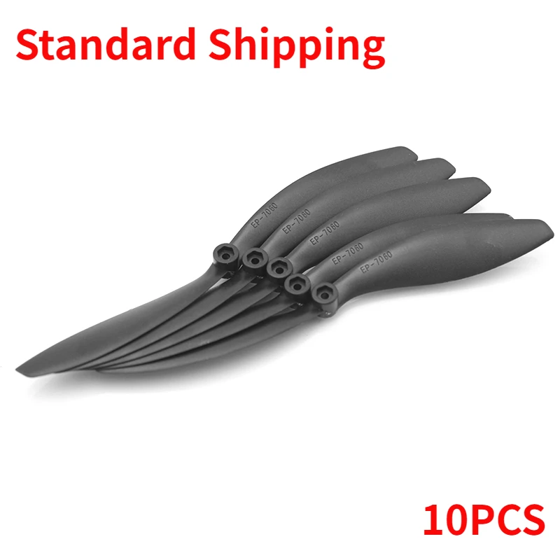 

10PCS HY Slow Fly Propeller 7x6 7060 EP-7060 for RC Electronic Airplane Fixed-Wing Drones DIY Pa