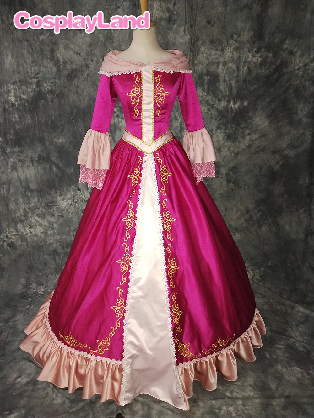 Belle Dress Cosplay Costume Halloween festa di natale abito da principessa rosso abito da ballo abito da donna fantasia su misura mantello