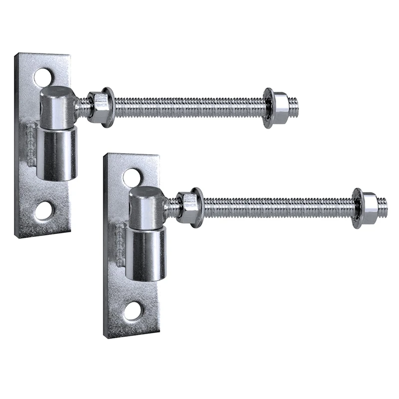 A52I-Gate Hinges Heavy Duty Wood Fence,J Bolt Gate Hinge For Wood Fence,Steel Welded Hinge For Farm Gate, 6 Inch 2Pack