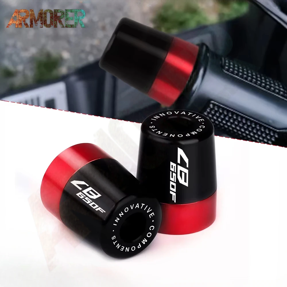 Motorcycle Accessories CNC Aluminum Handlebar Grips Handle Bar Cap End Plugs For Honda CB650F CB 650F cb650 f 2014 -2022 2023