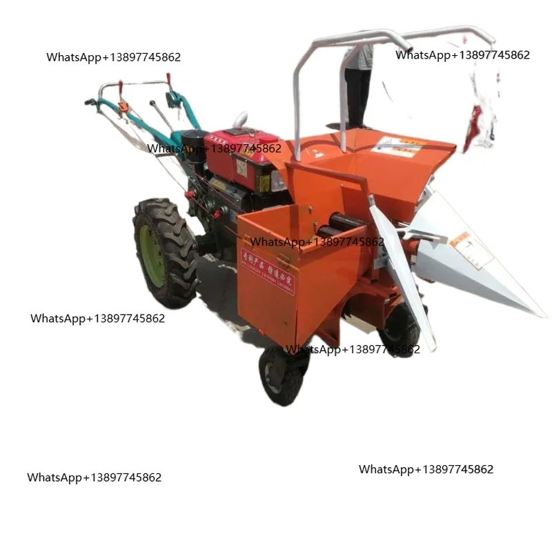 

PeiqiHot Sale Mini Single Row Walk Behind Walking Tractor Maize Corn Picker Harvester Mhine for Mini Corn Farm