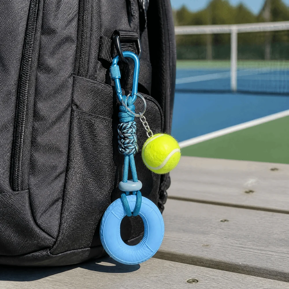 Soft Squeezable Material Grip Strength Trainer Compact Lightweight Creative Design Fidget Keychain Hand Finger Exercise