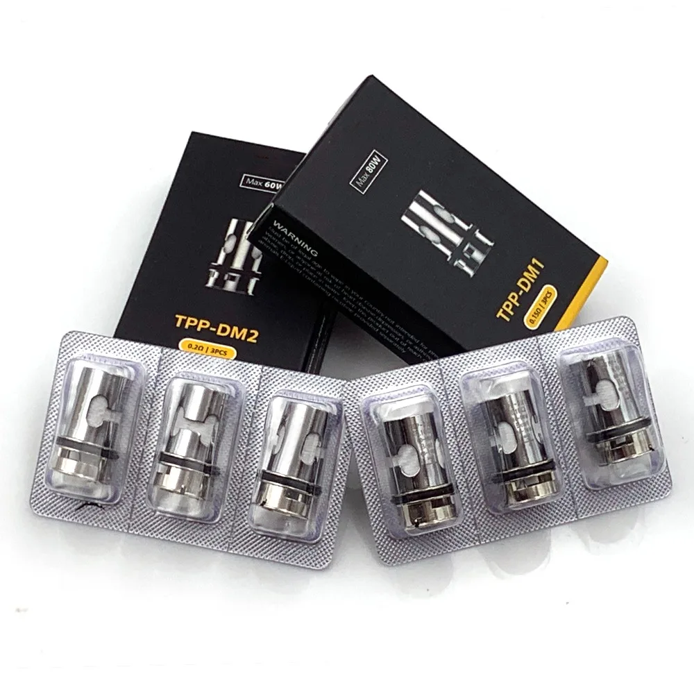 Przeciągnij cewkę 3 TPP DM1 0,15 ohm DM2 0,2 ohm Aply dla DRAG 3 Drag X Plus Drag S X Pro Vape zestaw elektroniczny papieros Smok Atomizer Core