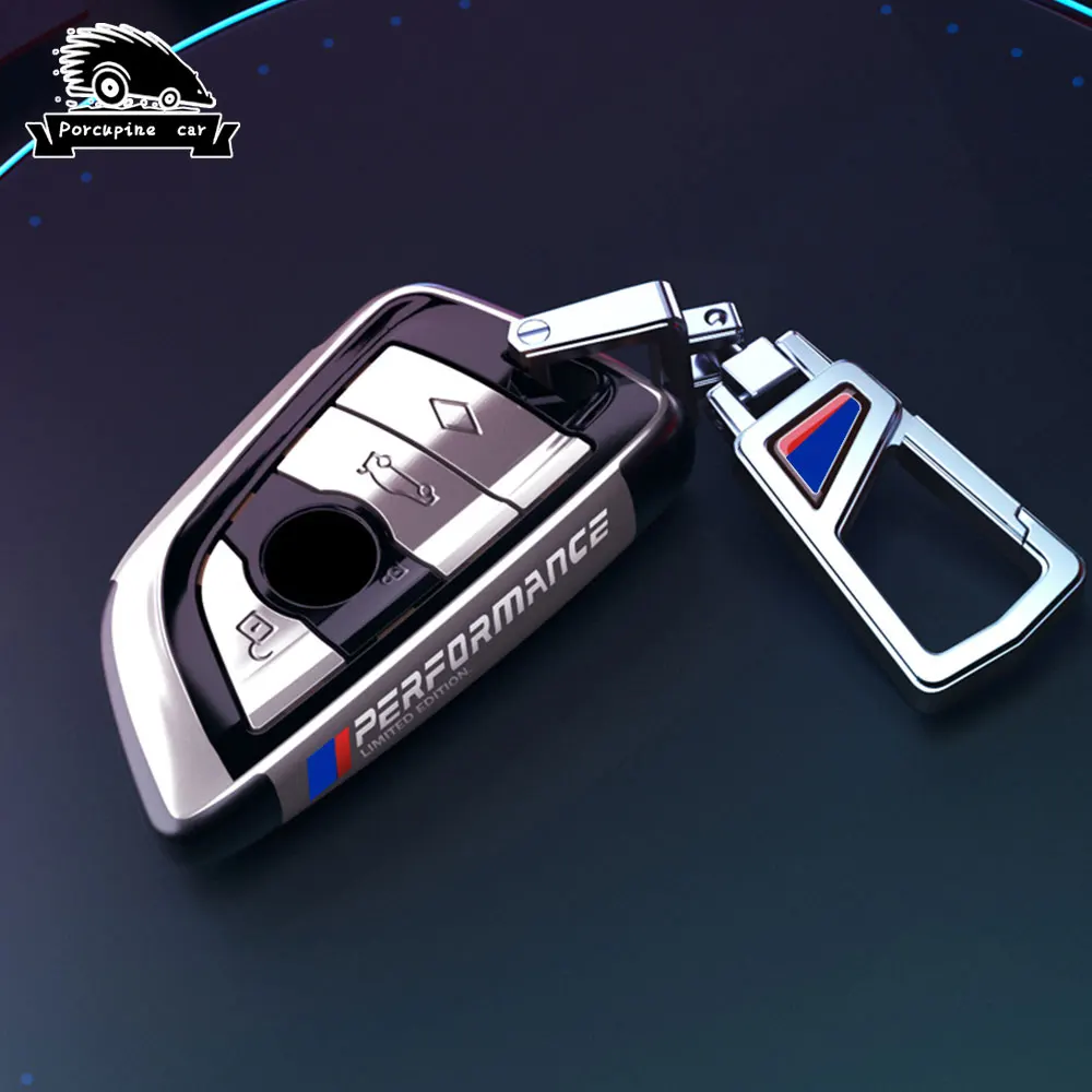 PC Plating Car Remote Key Case Cover Shell Fob For BMW X1 X3 X4 X5 X6 F15 F16 G30 G20 3 5 7 Series G01 G02 G05 G11 G32 F48 F39
