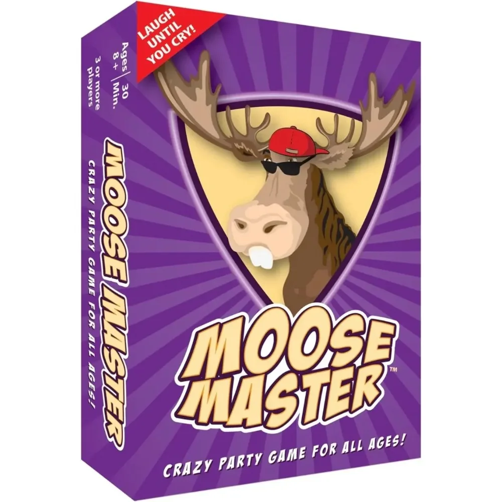 Master Moose laughs until you cry or laugh too hard and get hurt. People want to spend a happy night in a box. Game cards