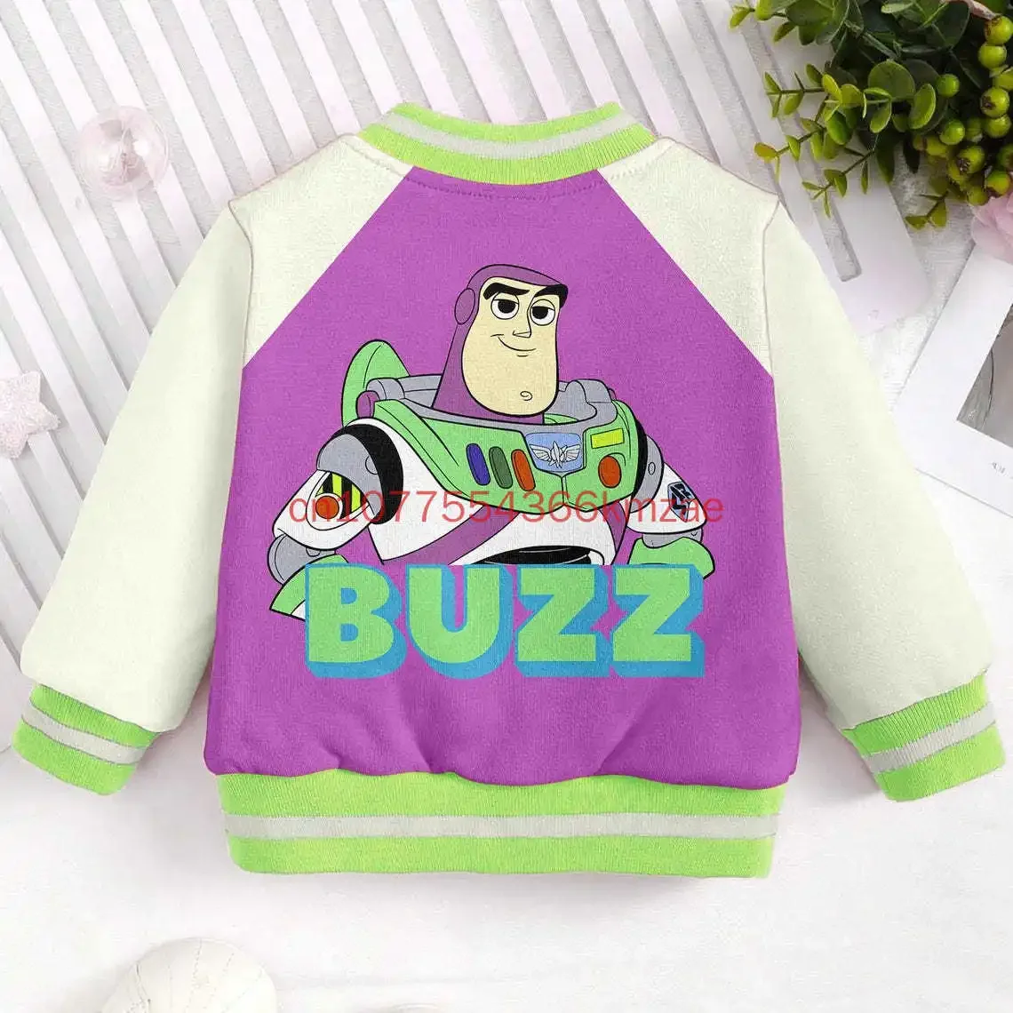 

2025 New Buzz Lightyear Baseball Jacket Kids and Youth Coat Disney Cartoon Streetwear Harajuku Bomber College Jacket